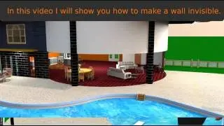 Sweet home 3D - Transparent wall