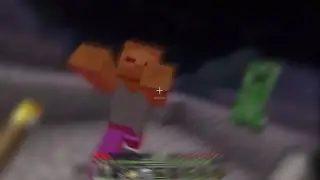 Minecraft But The Sensitivity is Way Too High