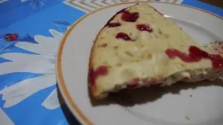 Простой рецепт пирога из брусники в мультиварке