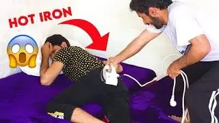 HOT Dry Iron Prank On Friend Butt 🤣🤣