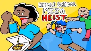 Middle School PIZZA HEIST - Animated Story