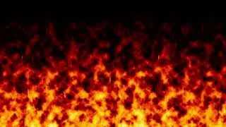 Burning Fire Background Loop 4K
