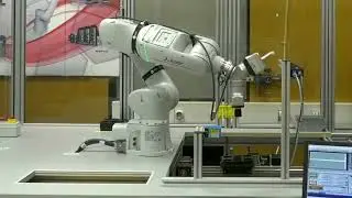 Synchronizing two Robots with Audioms Control Electronics