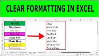 How to Clear Formatting in Excel (The Simplest Way) | clear formatting in excel