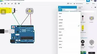 Drive Motors using Arduino on TinkerCAD