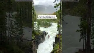 Summer in Canadian Rockies ⛰️ #canada #summer #canadianrockies