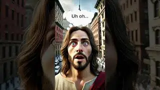 Giant Chocolate Cake Takes Over New York: Heart-Popping Party with Jesus! #jesus #chocolate #god