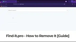 Find-it.pro Redirects Virus - How to Remove It [Working]