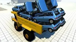BeamNG.Drive Mod : Dumper Minero (Crash test)