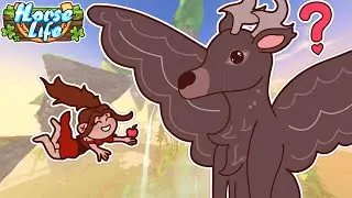 Checking Out The NEW PERYTON SPECIES in HORSE LIFE on ROBLOX