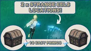 {4.6 New Map} ~ 2 Strange Eels Locations: 10 easy Primos! ~ Fontaine