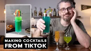 Trying St. Patrick's Day cocktails from Tiktok