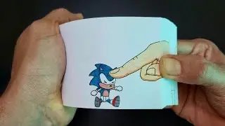 Flipbook Bayi Sonic | Cara Membuat Flipbook Bayi Sonic