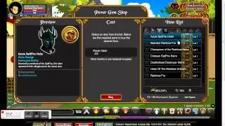 AQW power gem shop