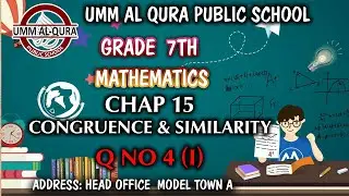 Ex 15  Q.no 4 (Part 1) | Congruence and similarity