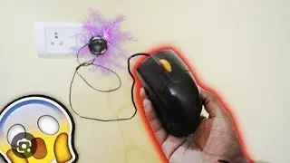 What happens if we plug in pc mouse into mobile charger with 240V.../