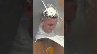 Мука с водой на голову за проигрыш. 