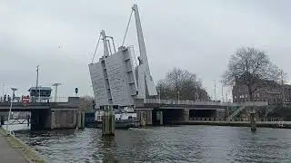 Gertruida containerschip in Rotterdam Delfshaven