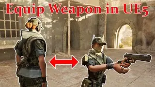 How to Add a Weapon to Any Character in Unreal Engine 5.5