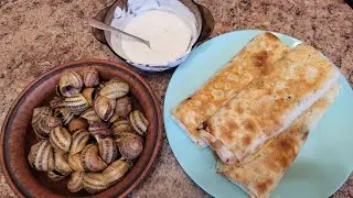 Первая в мире шаурма из улиток!