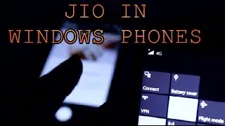 JIO Internet In Windows Phone