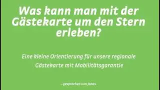 Stern Tutorial: Die Gästekarte