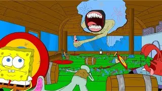 Spongebob Siren Head Attack On BikiniBottom