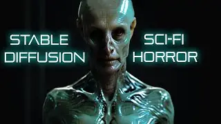 Stable diffusion a Sci-fi Horror test