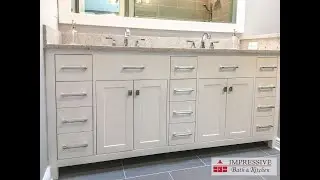 Bathroom design ideas - using the same tile on the floors and the walls looks great!