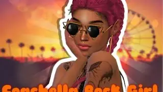 The Sims 4 ||CAS|| Coachella Rock Girl + Full CC List