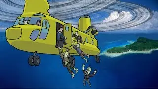 Roblox - RESCUE HELICOPTER MISSION - Save Players from ZOMBIE ISLAND! (Zombie Rescue Challenge)