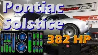 Mega Mad Solstice on the Dyno - 382 hp!? Ecotec LE5 2.4L