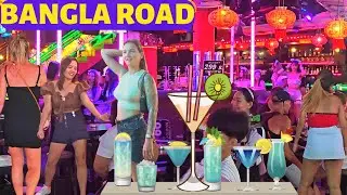 Bangla Road at Night - Phuket Vibrant Nightlife [4K]