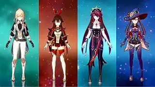 New Alternate Outfit for Jean, Mona, Amber & Rosaria | Genshin Impact 2.4