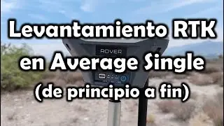 [GNSS] Levantamiento RTK en Average Single (de principio a fin)