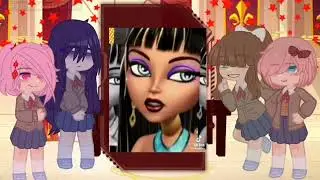 doki doki literature club react to F!Y/n [ as Cleo De Nile ] ❂ Monster High ❂ [