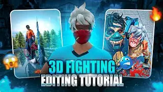 Free Fire 3D Fighting Reels Editing Tutorial 🔥 | Free fire 3d Animation Shorts Editing Tutorial 🤯