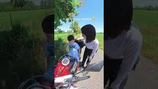 Do you know what he said at the end of the video “bye bye bike” 🤭😍♥️
