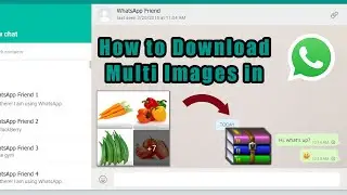 How to download whatsapp multiple images in one time