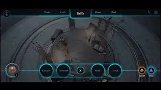 Spellfire digital game user interface: Battle menu