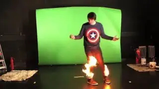 Boy is on fire