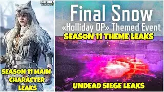 SEASON 11 BATTLE PASS HUGE LEAKS CODM | CHRISTMAS UPDATE + NEW WEAPON + UNDEAD SIEGE LEAKS & more!