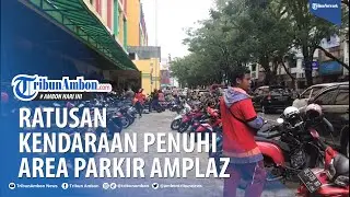 H-5 Jelang Nataru, Ratusan Kendaraan Penuhi Area Amplaz,