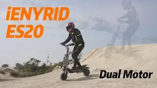 iENYRID ES20 2400W Dual Motor 20AH 48V Electronic Scooter Off-road Riding Video