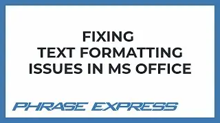 Solving text formatting issues in Microsoft Office (Outlook, Word, Excel)
