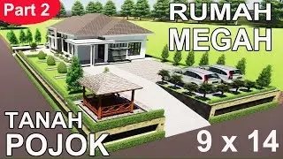 Rumah Mewah di Tanah Pojok Halaman Luas 9x14 - Part 2