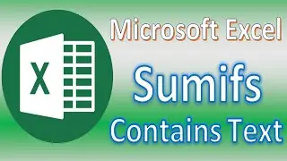 Sum Values If a Cell Contains a Specific or Partial Text