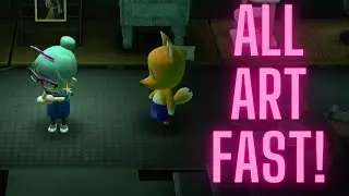 How to Get All Art Fast from Redd in Animal Crossing New Horizons!