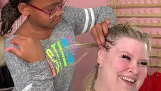 12 YR OLD  ONNASLAY BRAIDS MY HAIR