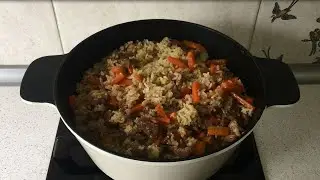 Плов с говядиной / Pilaf with rice and meat